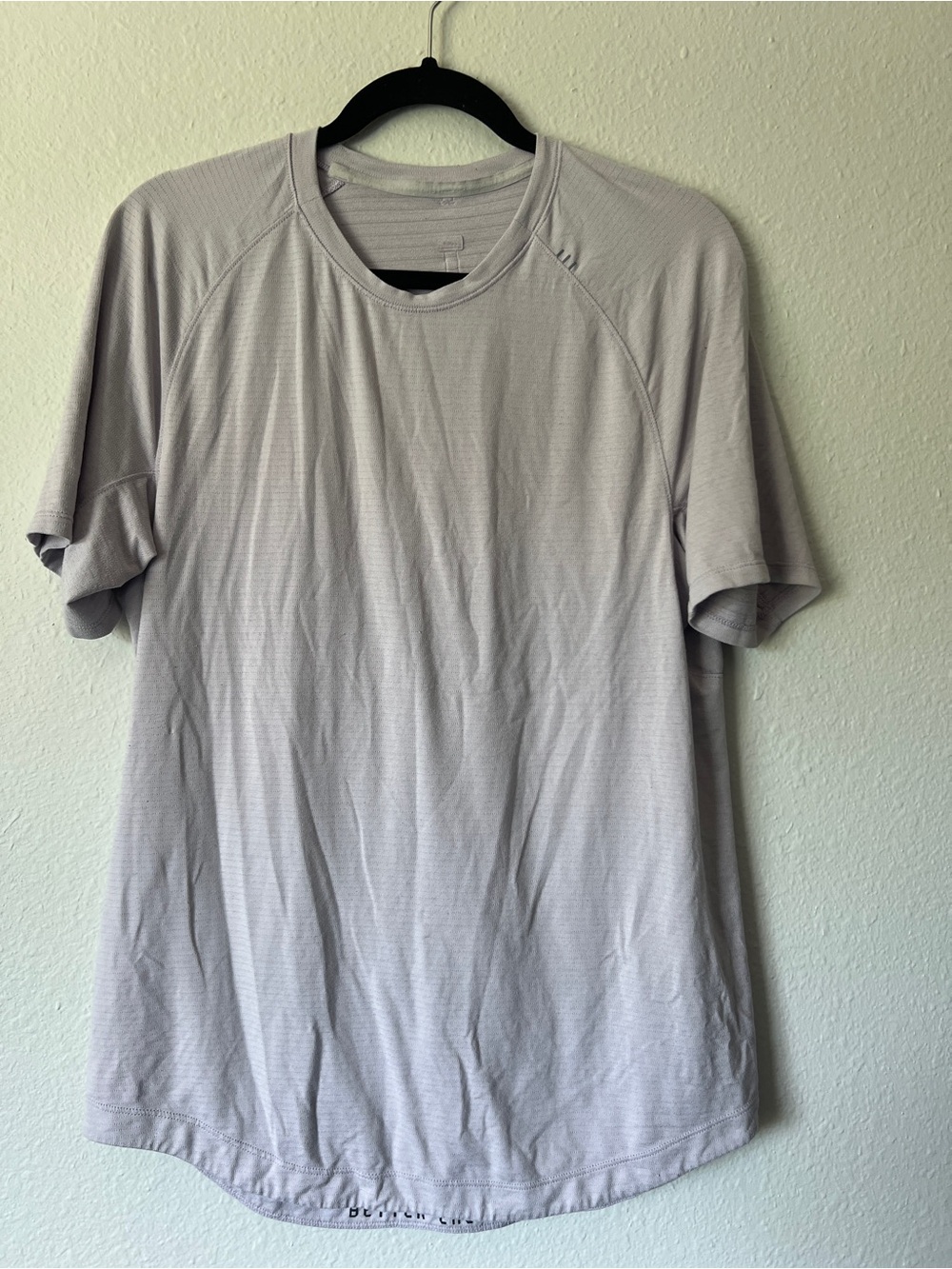 Lululemon Men's Light Purple Short-Sleeve T-Shirt - XL